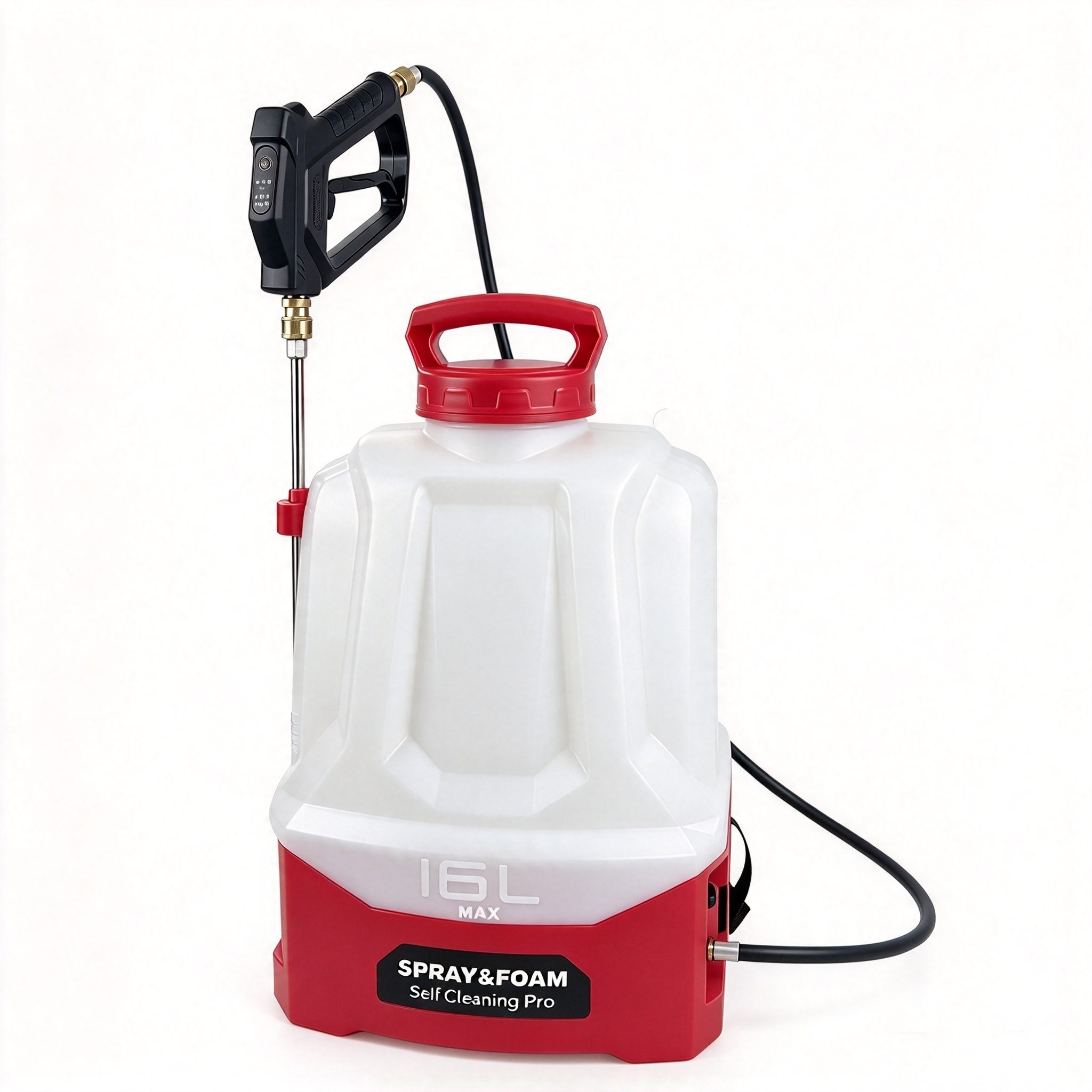 Spruzzatore a zaino 3 in 1 da 16 litri con funzione di schiuma e nebulizzazione
